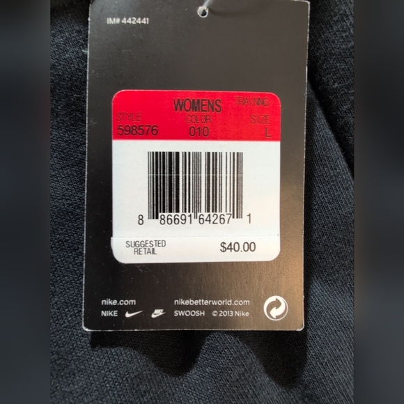 Nike Mustang Softball Women's Sweatpants Size Large - Picture 3 of 10